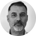 "Portrait of Nick Johnson — TMS team member"