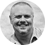 "Portrait of Glyn Rushworth — TMS team member"
