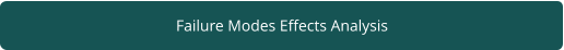 Failure Modes Effects Analysis